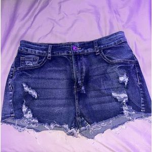Blue Jean Shorts